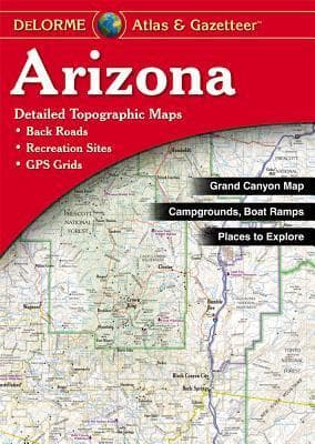 Garmin Delorme Atlas & Gazetteer Paper Maps- Arizona, AA-000005-000