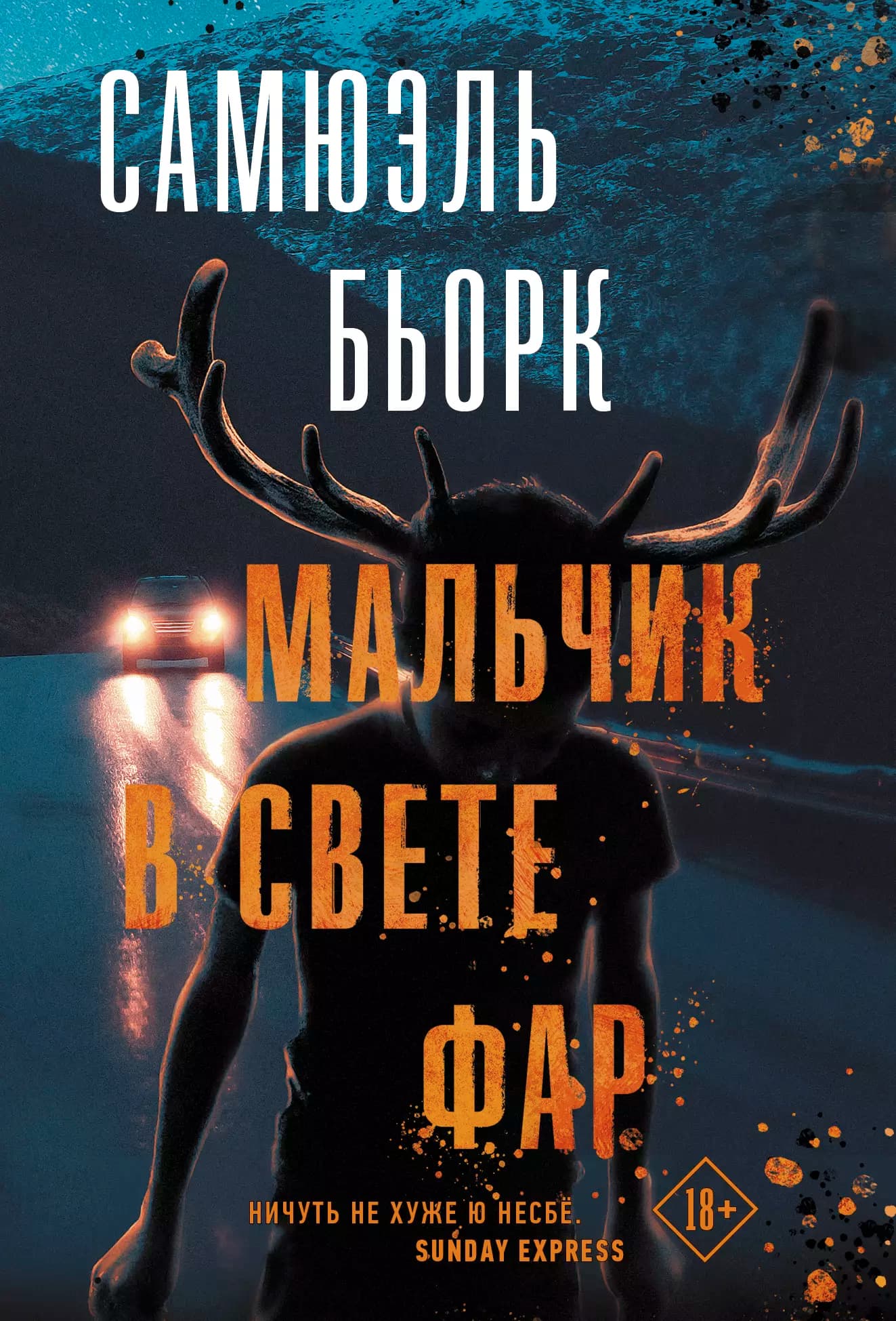 Мальчик в свете фар