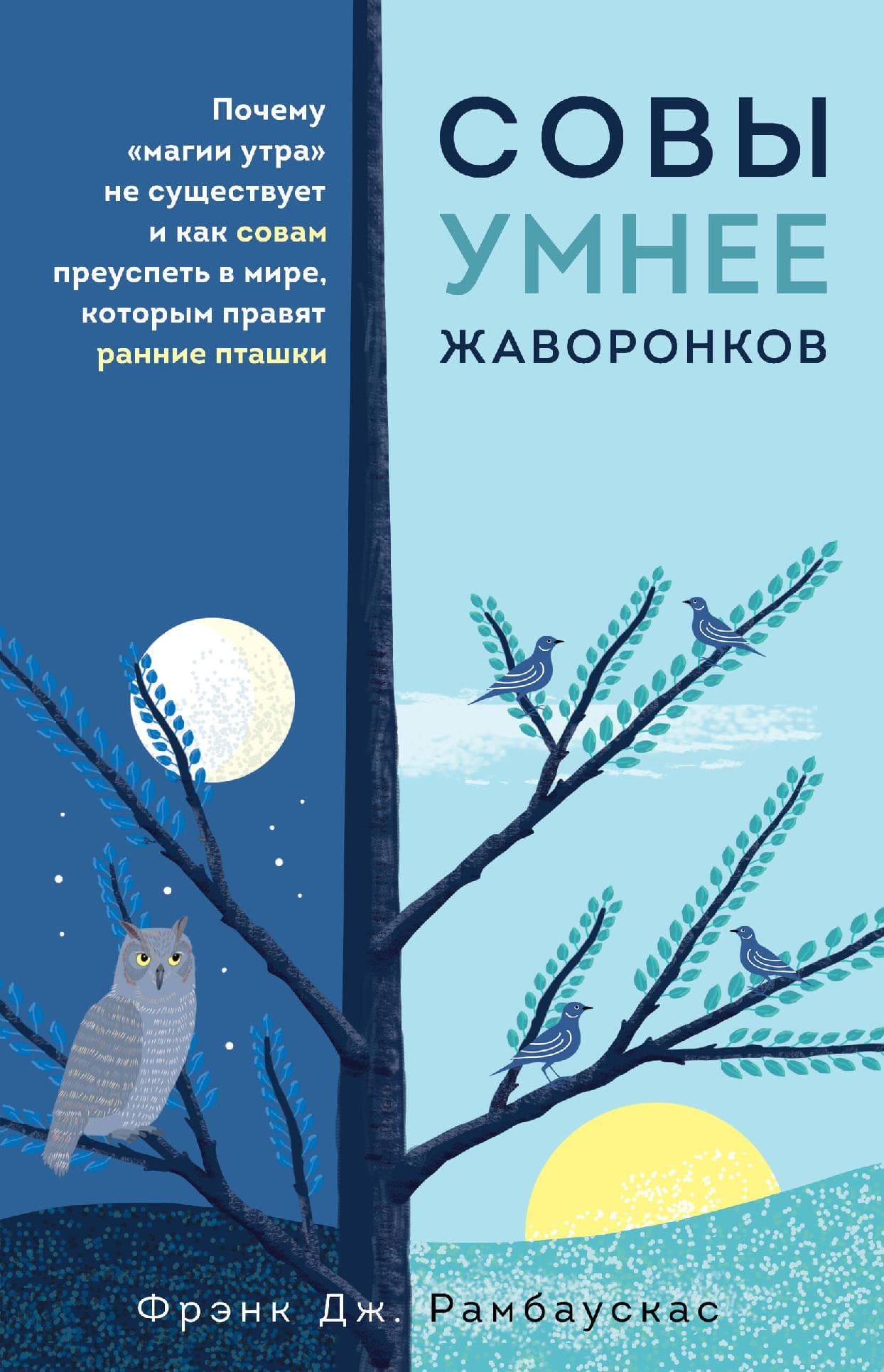 Совы умнее жаворонков. Почему "магии утра" не существует и как совам преуспеть в мире, в котором правят ранние пташки